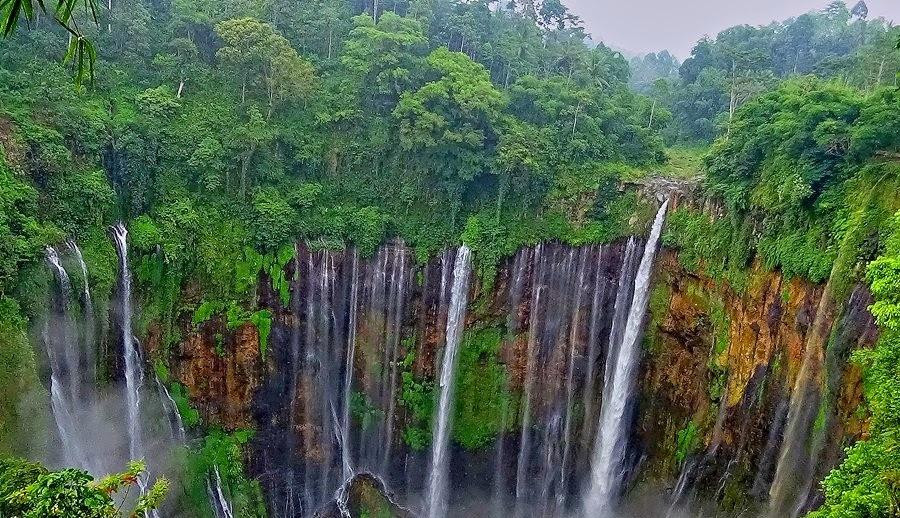 Tumpak Sewu Waterfall-Lumajang必去景点
