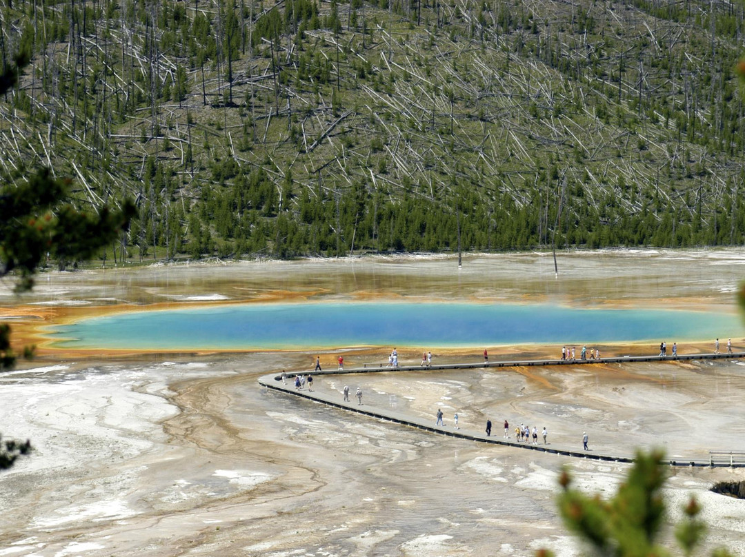 大棱镜温泉-黄石国家公园必去景点