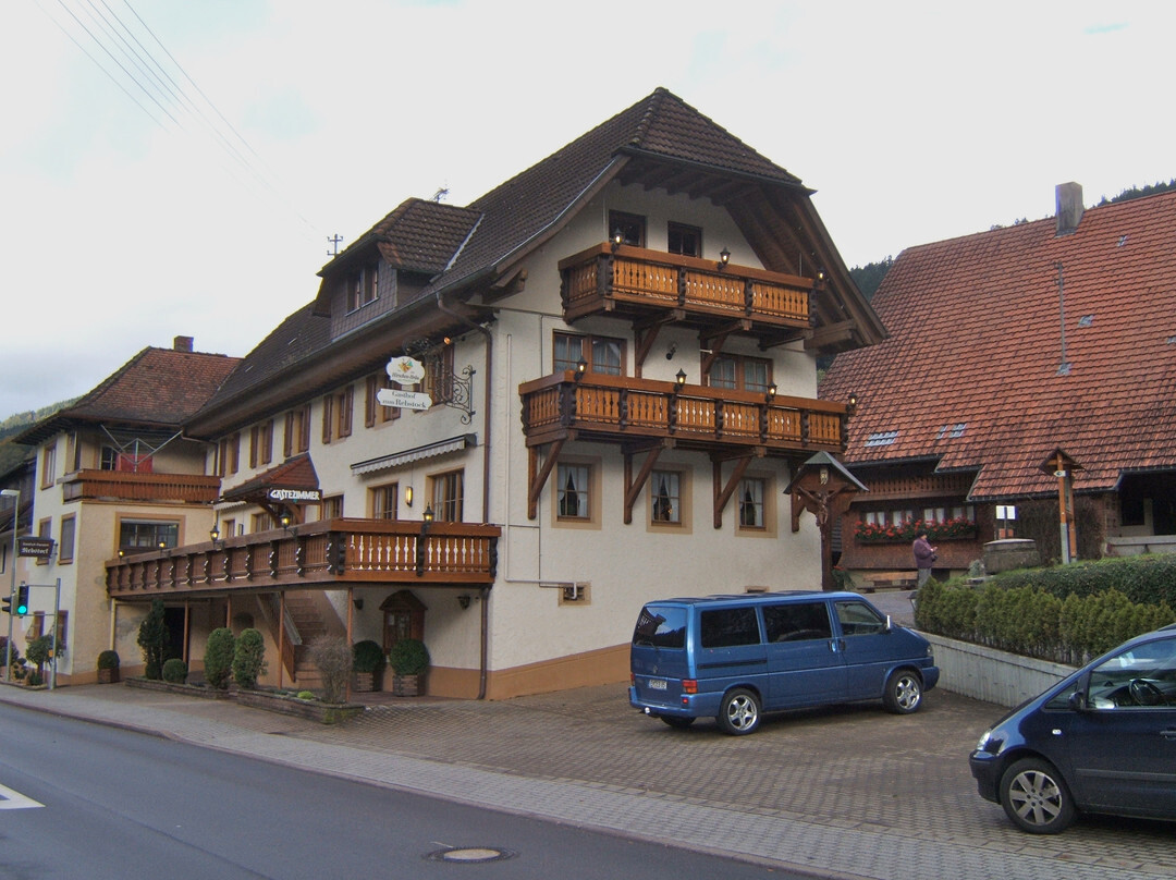 Simonswald酒店住宿-Gasthaus Rebstock