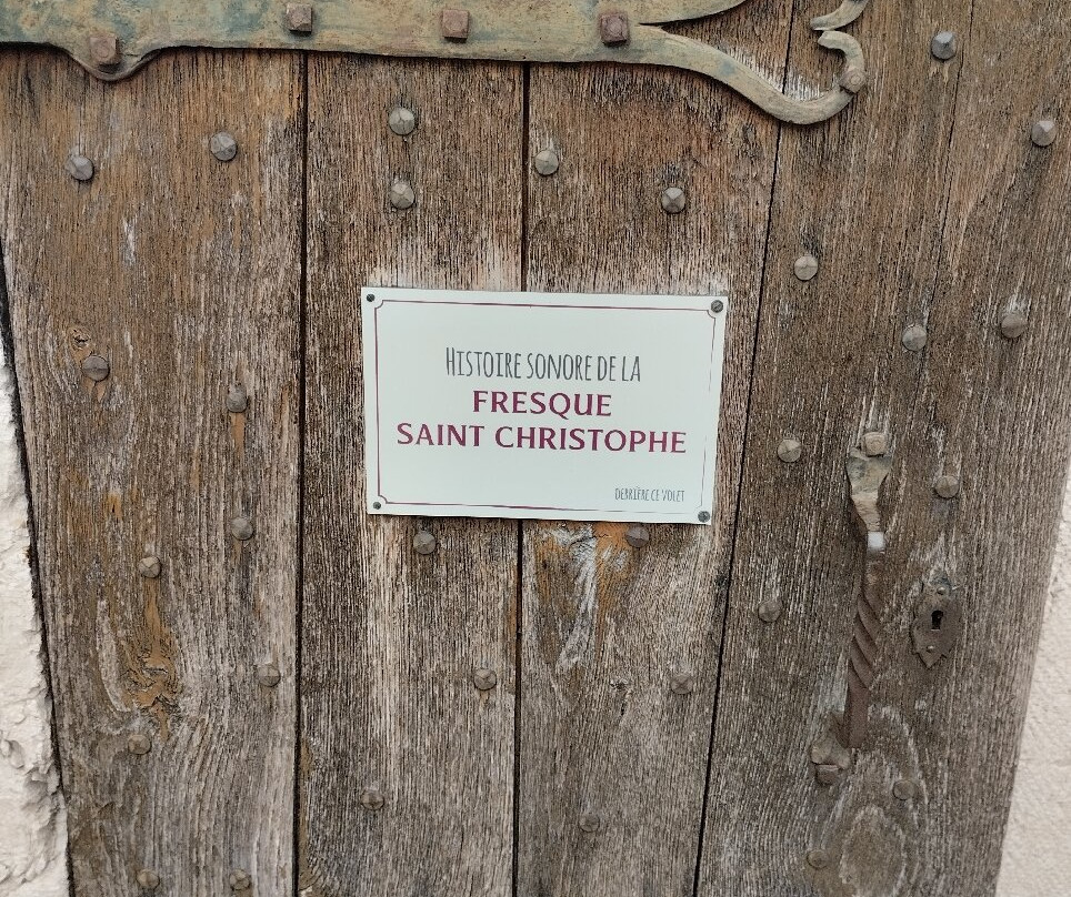 Fresque Saint Christophe