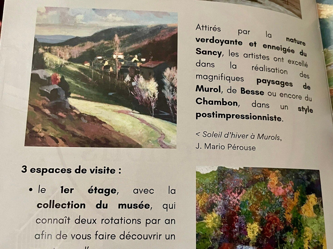 Musée des Peintres de l'Ecole-Murol必去景点