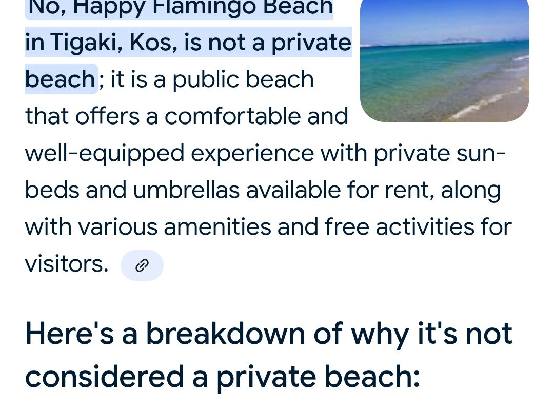 Happy Flamingo Beach-Tigaki必去景点