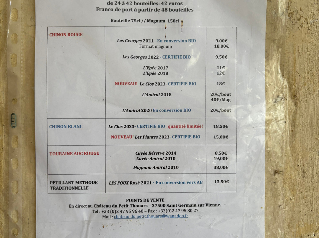 Chateau du Petit Thouars-Saint-Germain-sur-Vienne必去景点