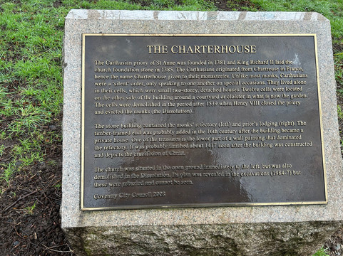 National Trust - Coventry Charterhouse-考文垂必去景点