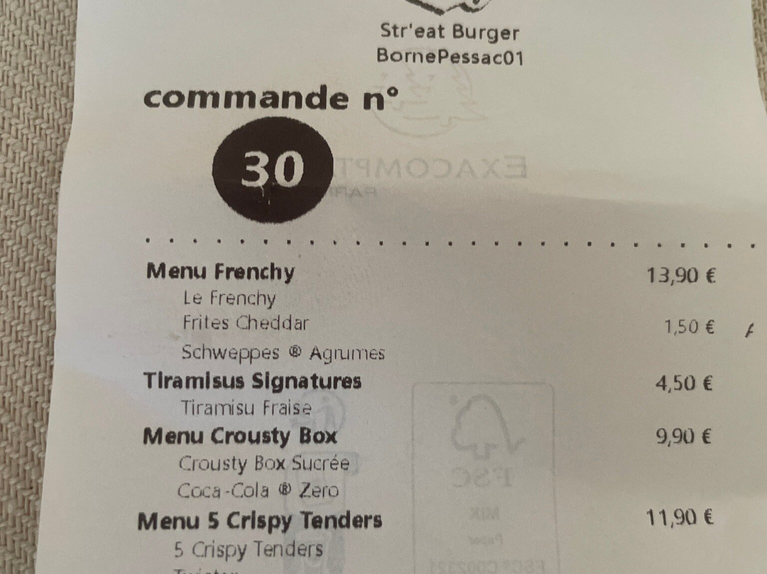 Str'Eat Burger Pessac Bersol