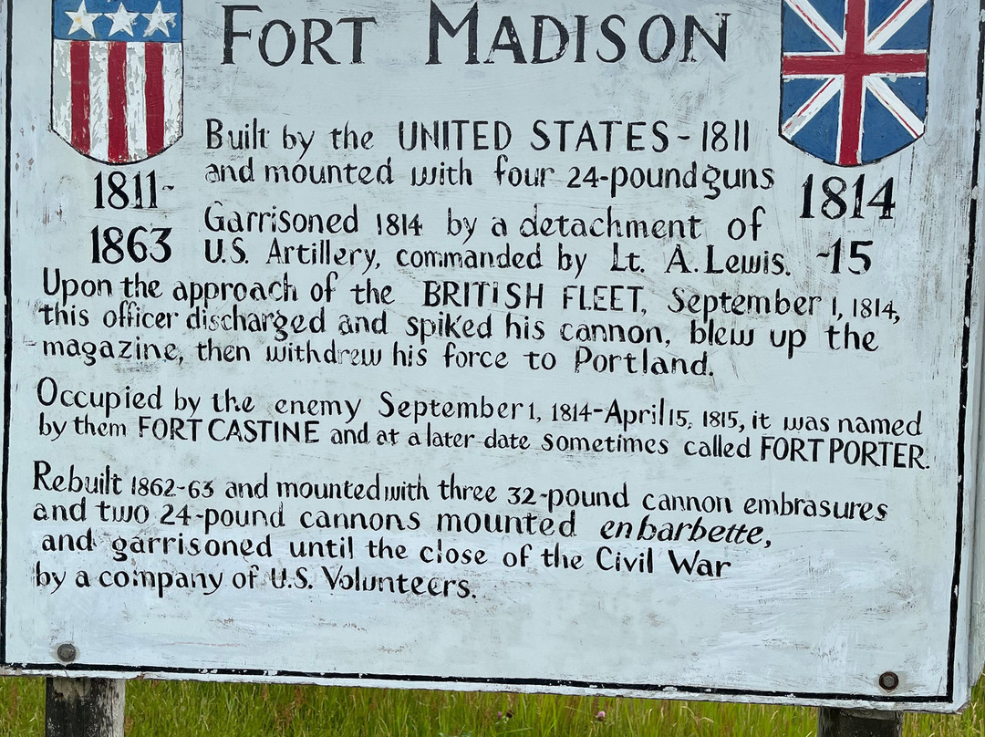Fort Madison State Park-Castine必去景点
