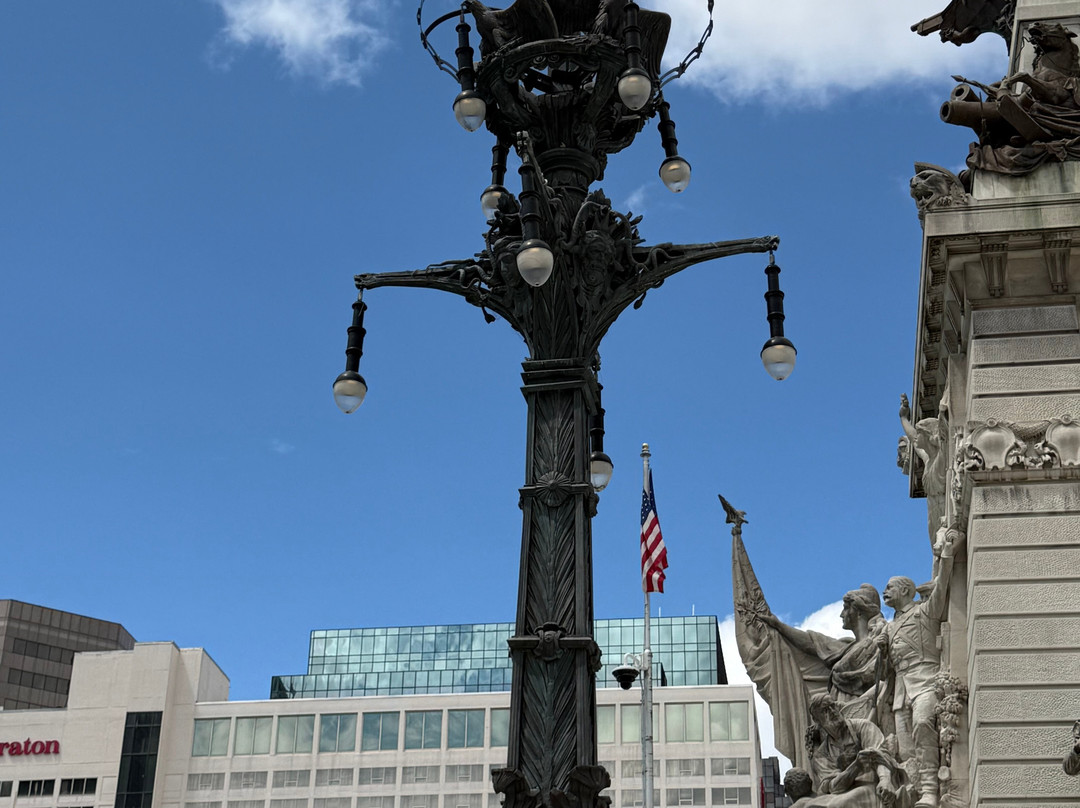 Monument Circle-印第安纳波利斯必去景点