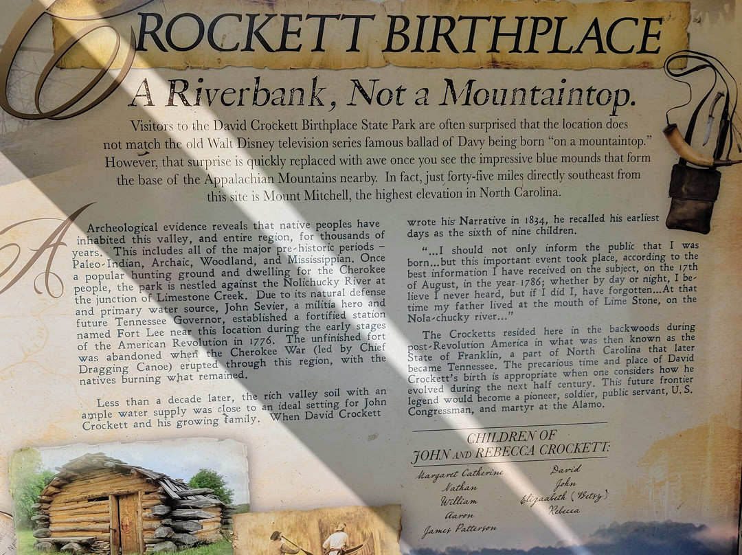 David Crockett Birthplace State Park景点图片