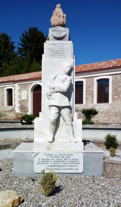 Monumento ai Caduti della Prima Guerra Mondiale-Decollatura必去景点