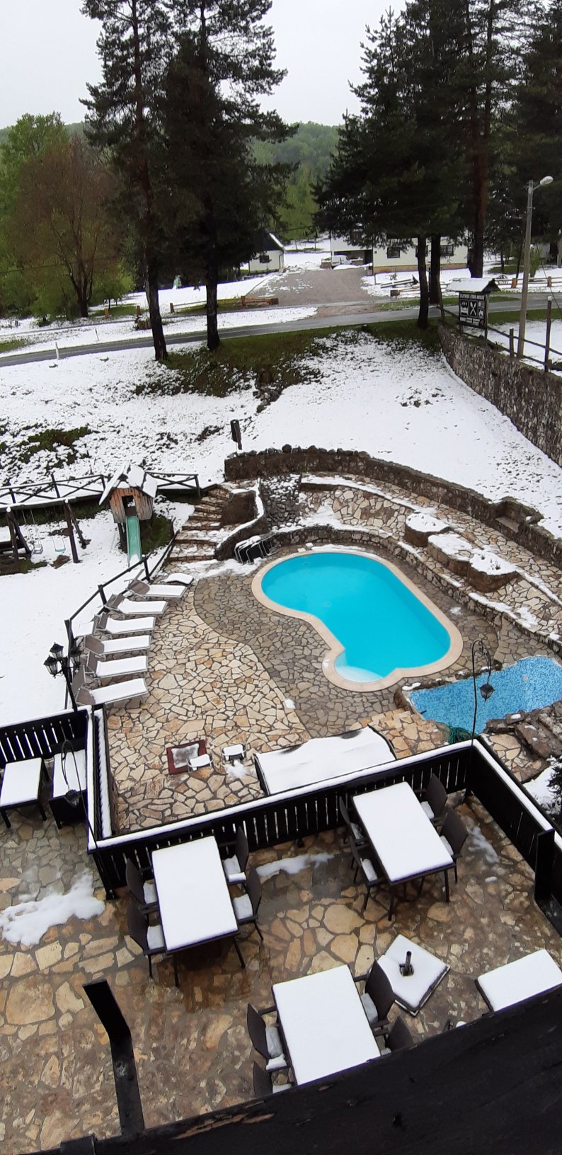 Ethno House Plitvice-泳池