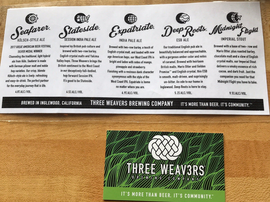 Three Weavers Brewing Company-英格尔伍德必去景点