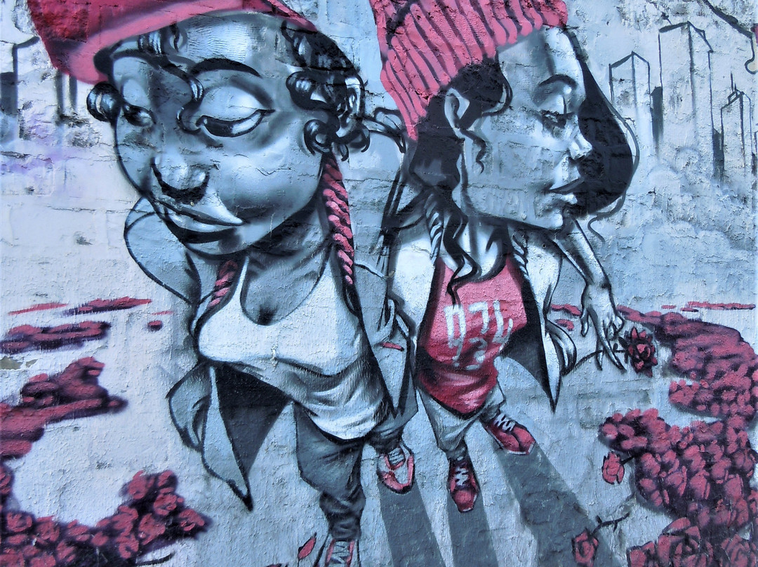 Fresque Les murs renverses deviennent des ponts-圣旺必去景点