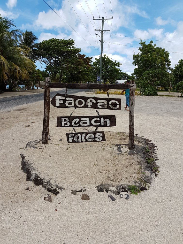 Faofao Beach Fales-泳池