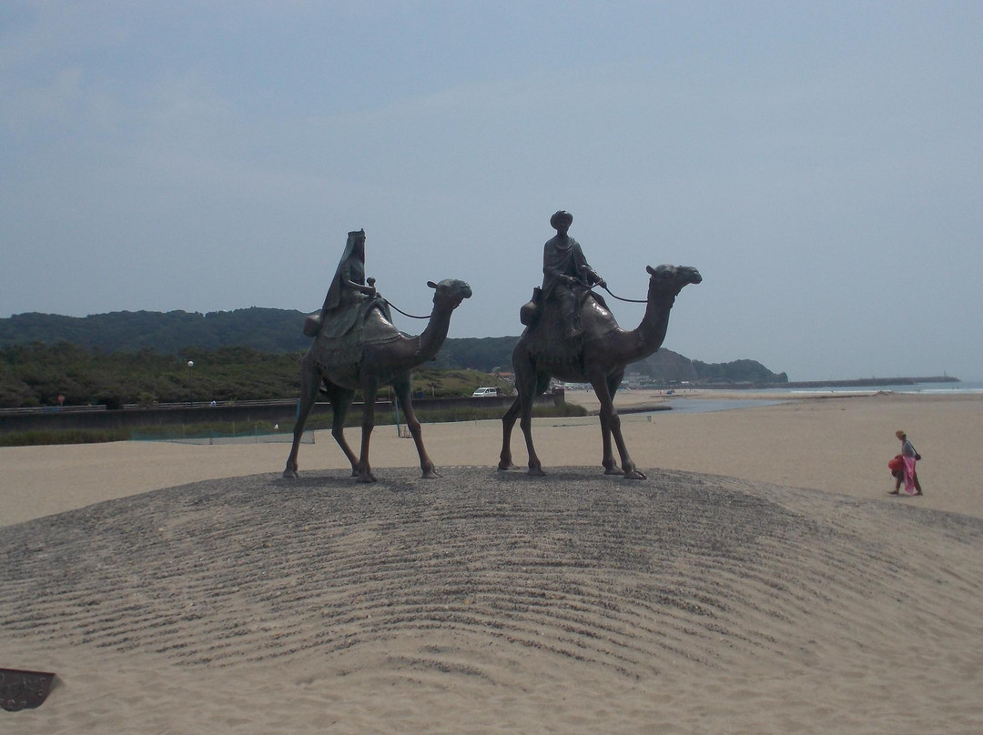 Tsuki No Sabaku Memorial Statue-御宿町必去景点