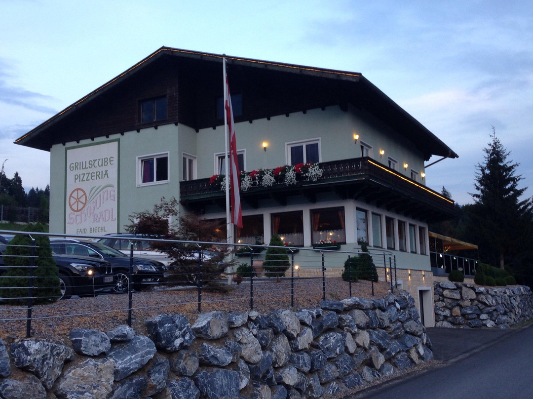 Pfarrwerfen餐馆和美食-Restaurant Schwungradl