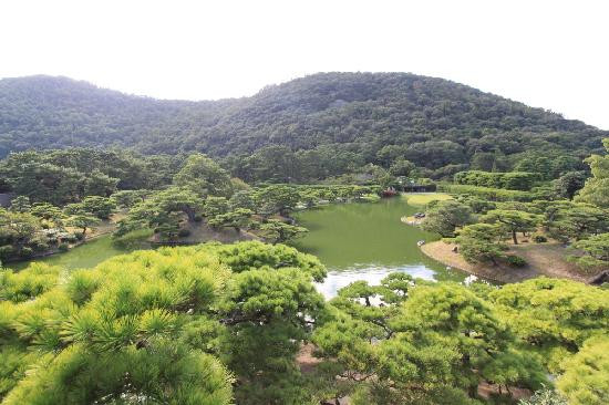 栗林公園景点图片