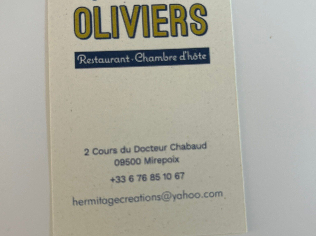 Clos des Oliviers Mirepoix