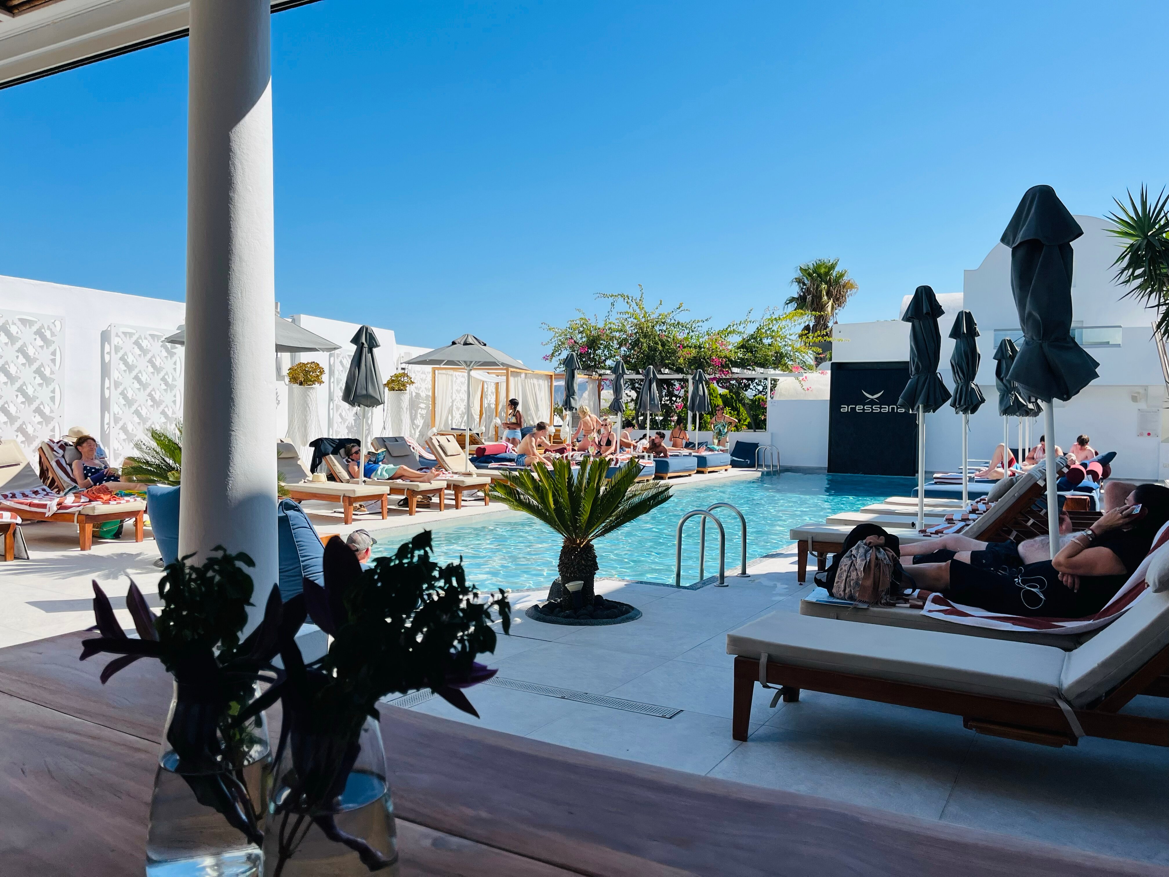 阿雷斯萨那温泉旅馆及套房-泳池