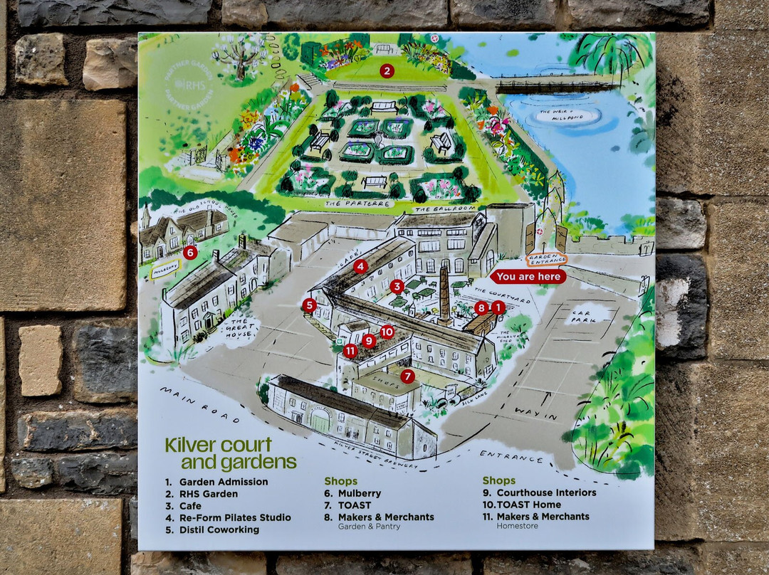 Kilver Court Gardens-Shepton Mallet必去景点