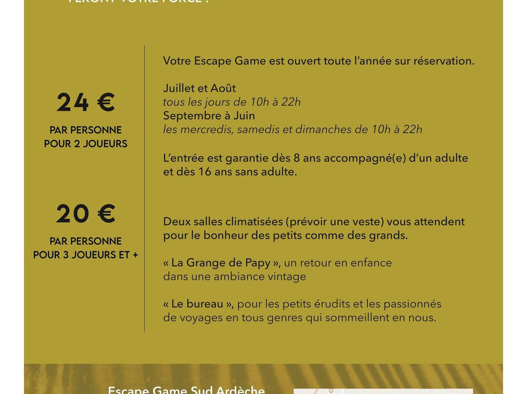 Escape Game Sud Ardèche-Ruoms必去景点