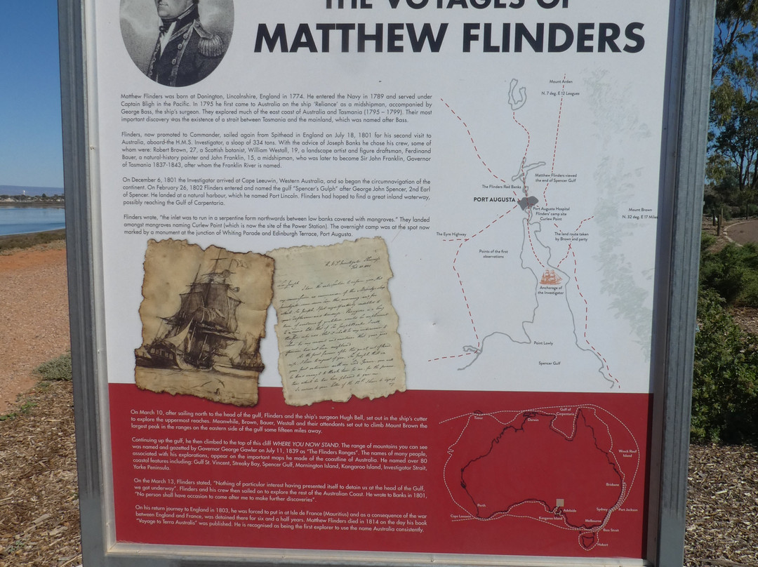 Matthew Flinders Red Cliff Lookout-Port Augusta必去景点
