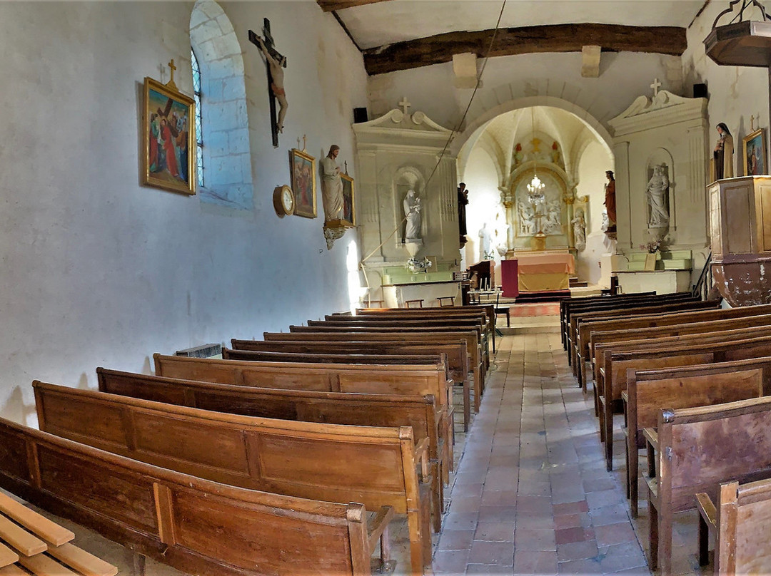 Église Saint-Aubin de Faverolles-sur-Cher景点图片