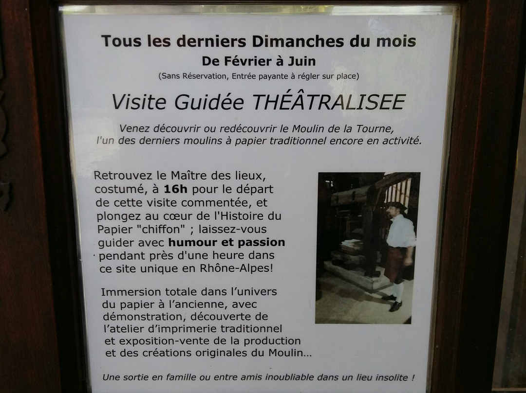 Moulin à Papier de la Tourne-Les Marches必去景点