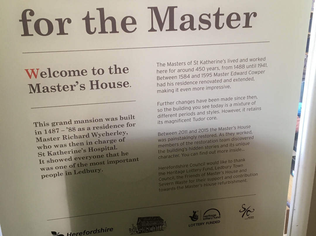 The Master's House-Ledbury必去景点