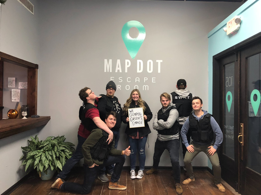 Map Dot Escape Room-Griffin必去景点