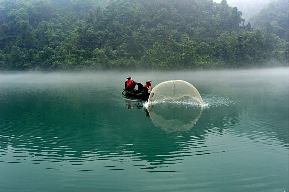 小东江钢索桥-资兴市必去景点