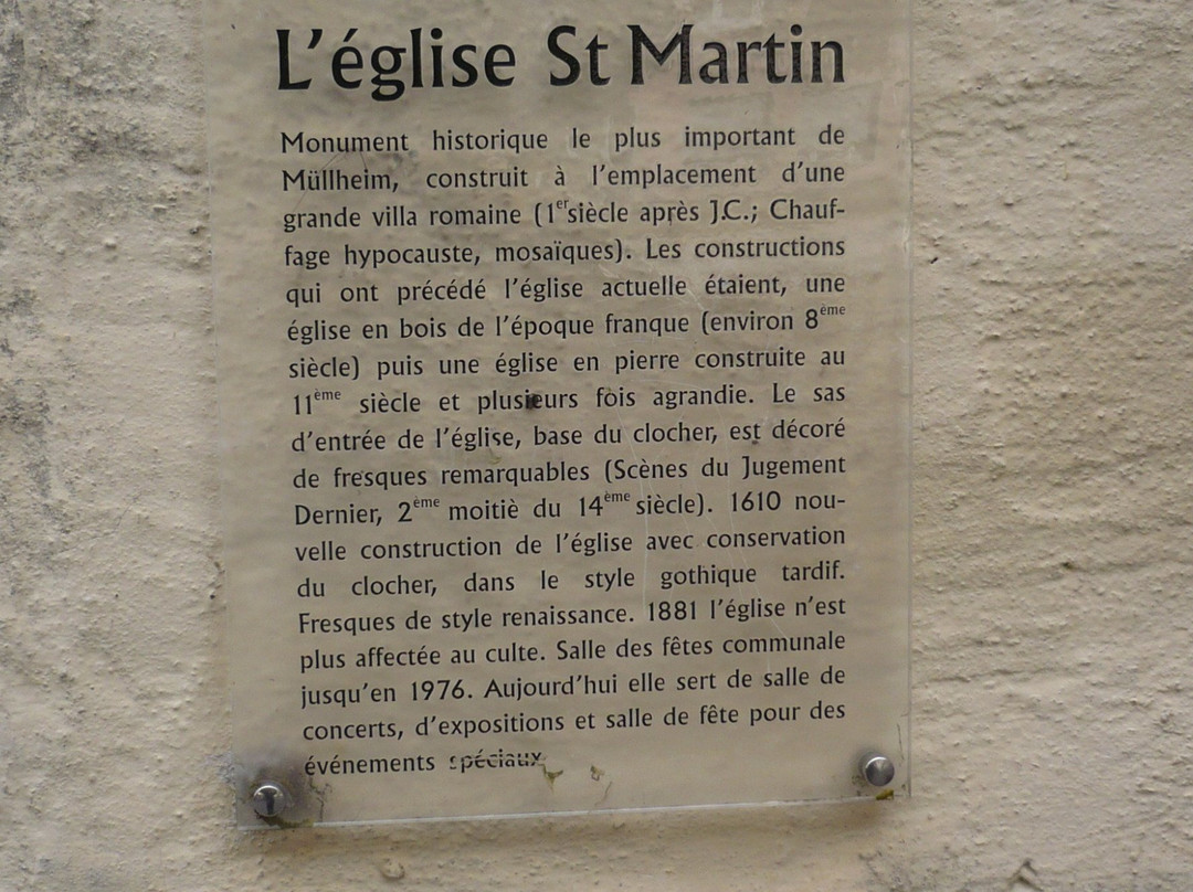 Martinskirche-Muellheim必去景点