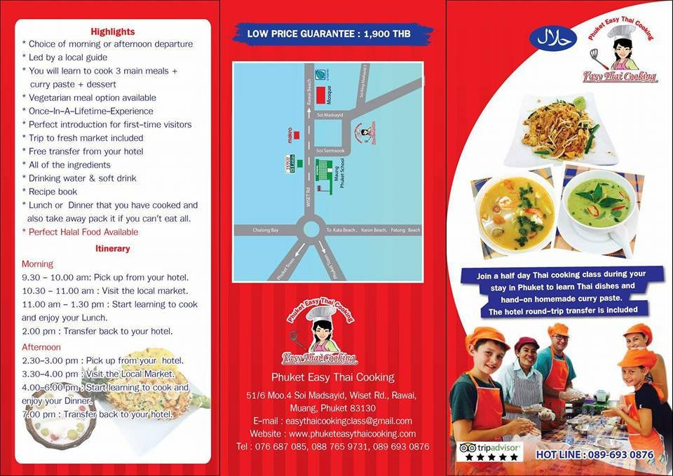 Phuket Easy Thai Cooking-卡塔海滩必去景点