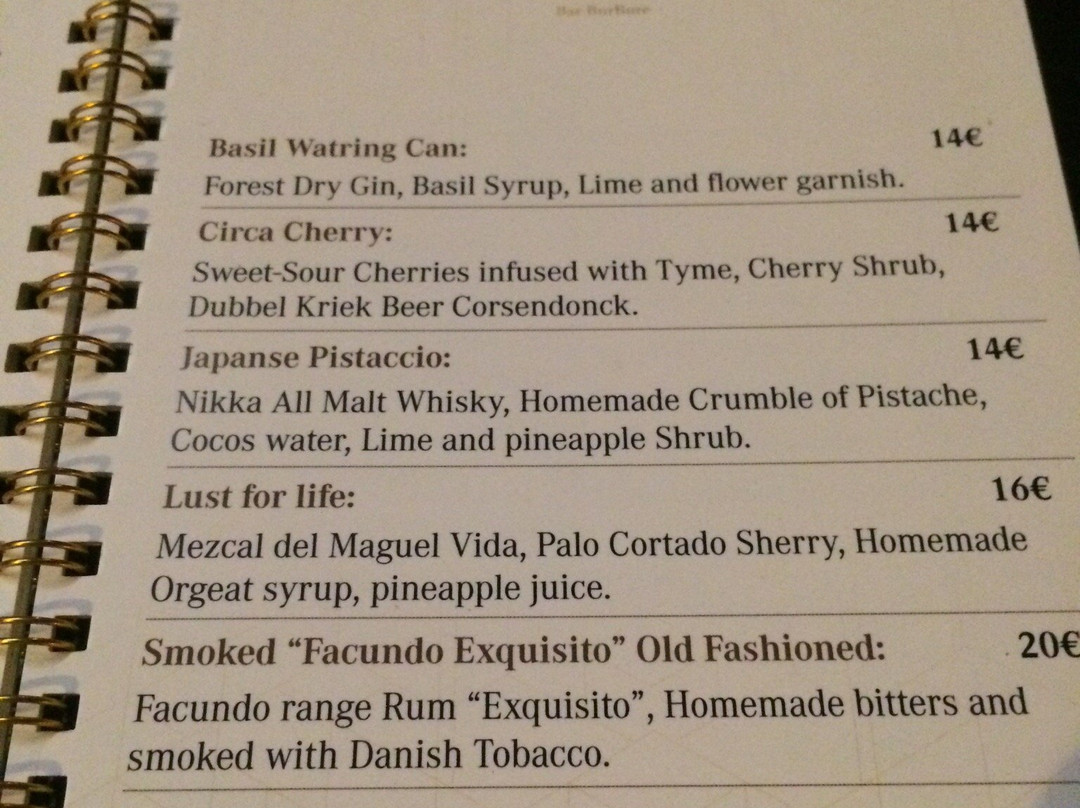 Bar Burbure-安特卫普必去景点