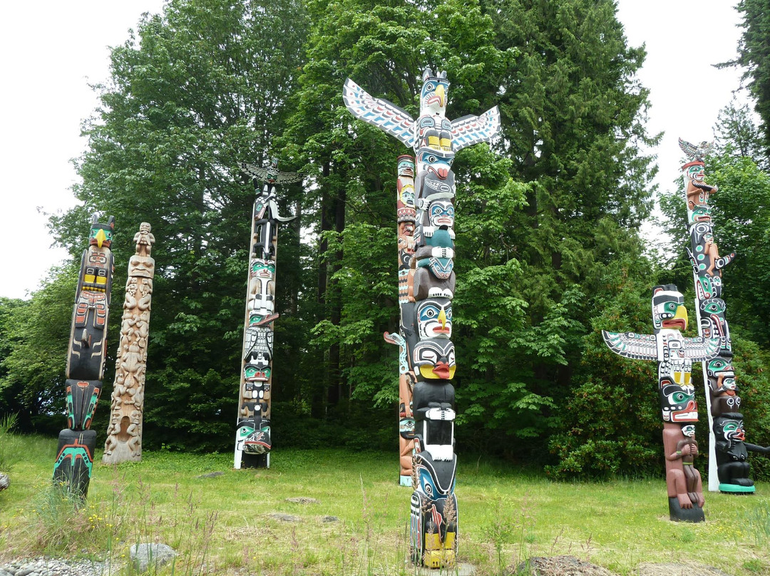 Brockton Point Totem Pole-温哥华必去景点