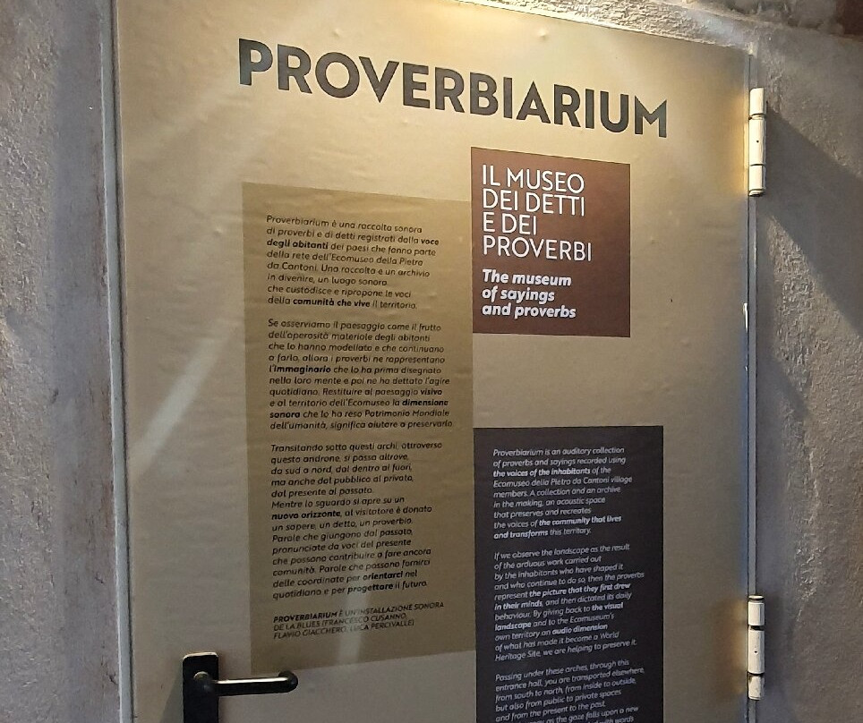 Ecomuseo della Pietra da Cantoni-Cella Monte必去景点