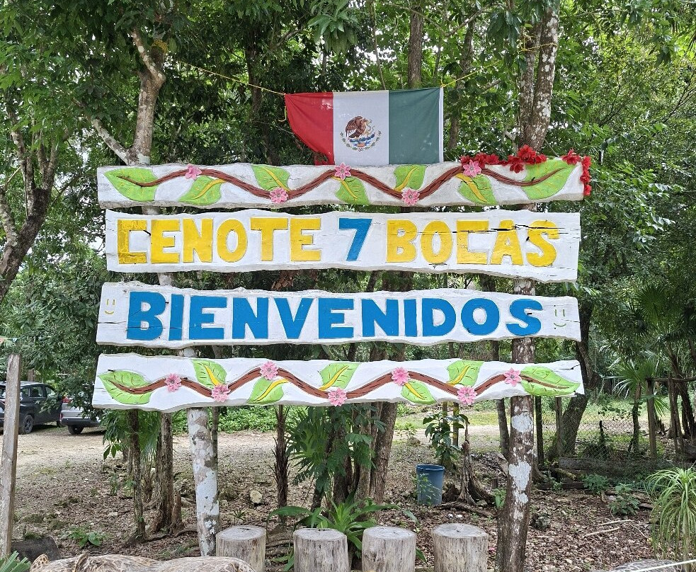 Cenote 7 Bocas-从莫雷洛斯港必去景点