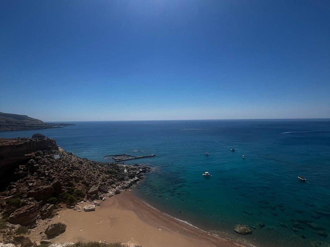 Red Sand Beach-Archangelos必去景点