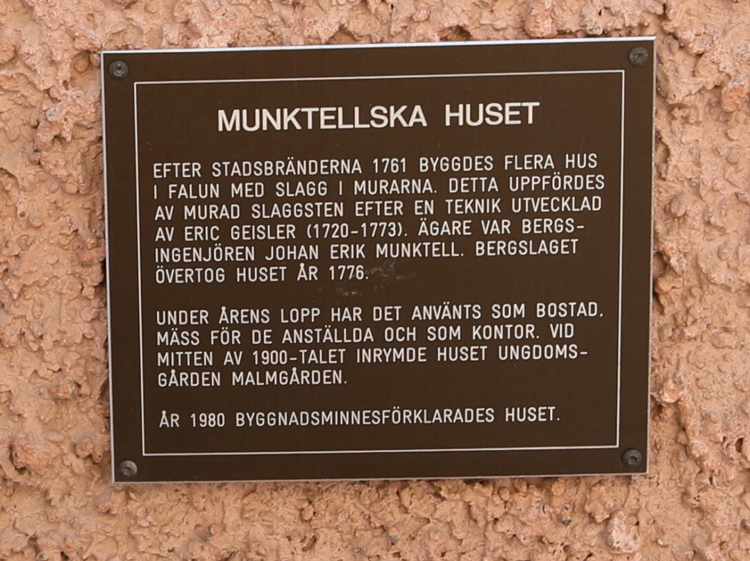 La Maison Munktell (Munktellska huset)-法伦必去景点