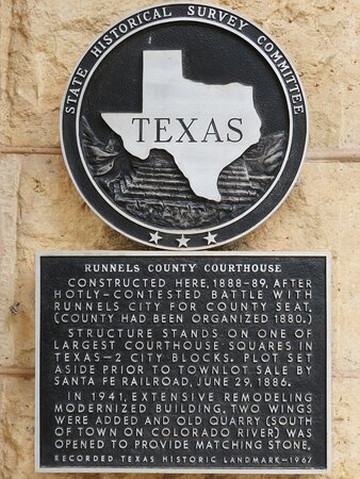 Runnels County Courthouse-Ballinger必去景点
