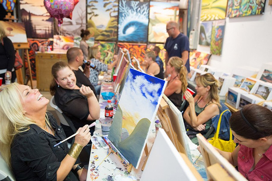 Paint Party at Forever Stoked-莫罗贝必去景点