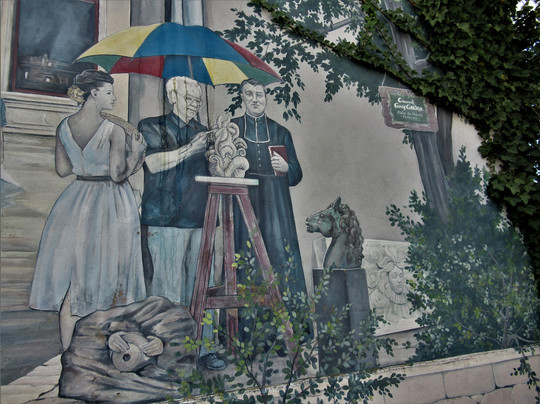 Fresque "Fête Au Village"-Florange必去景点