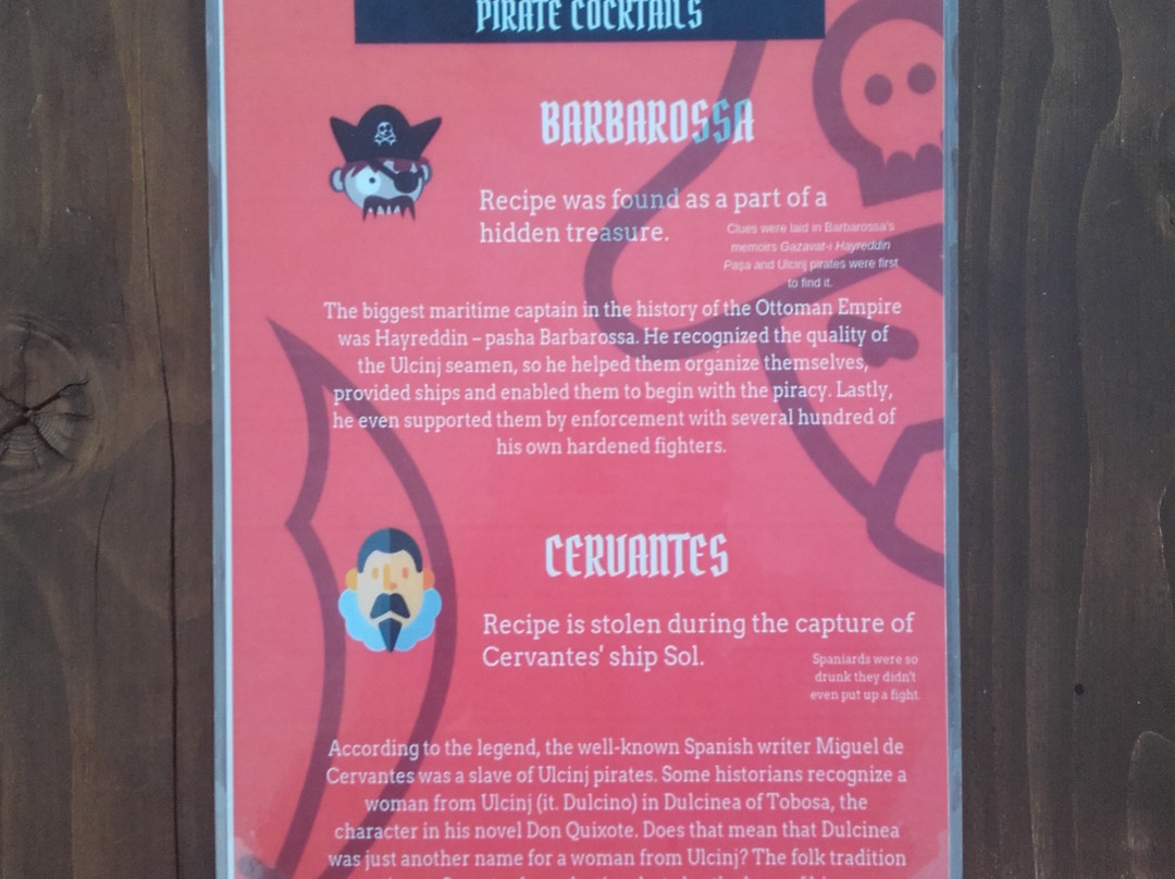 Barbarossa Pirate Bar-乌尔齐尼必去景点