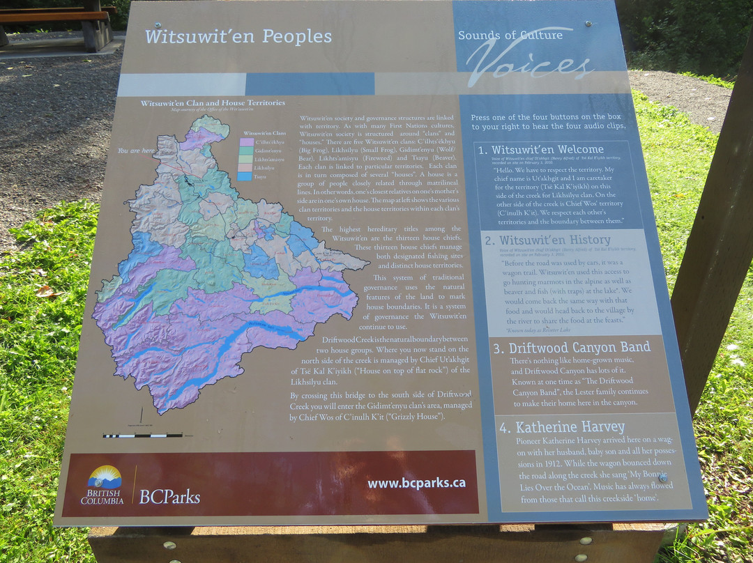 Driftwood Canyon Provincial Park景点图片