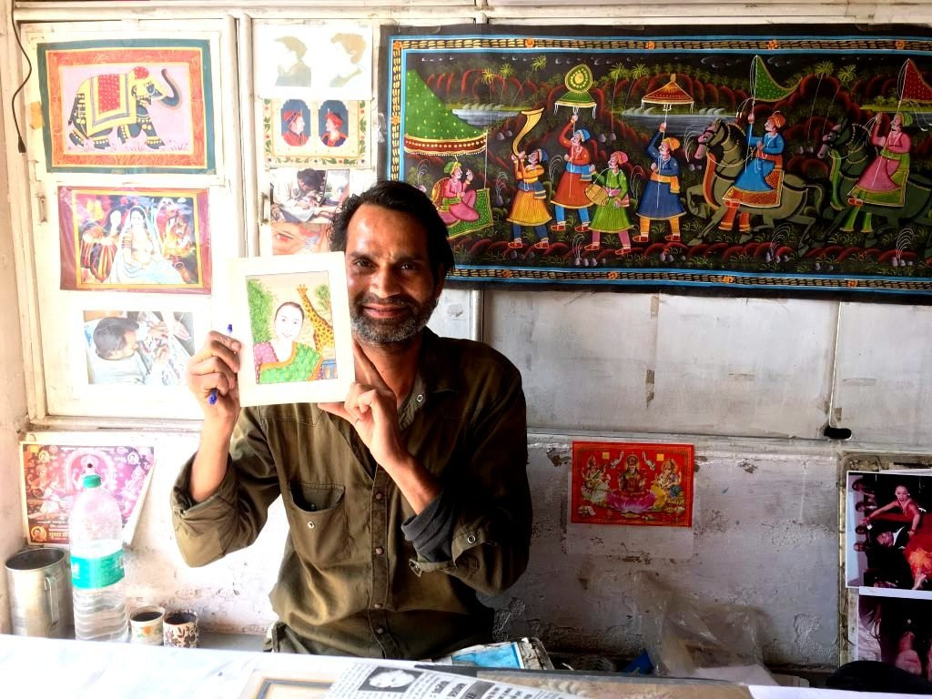 Bundi Paintings : Artist Gopal景点图片