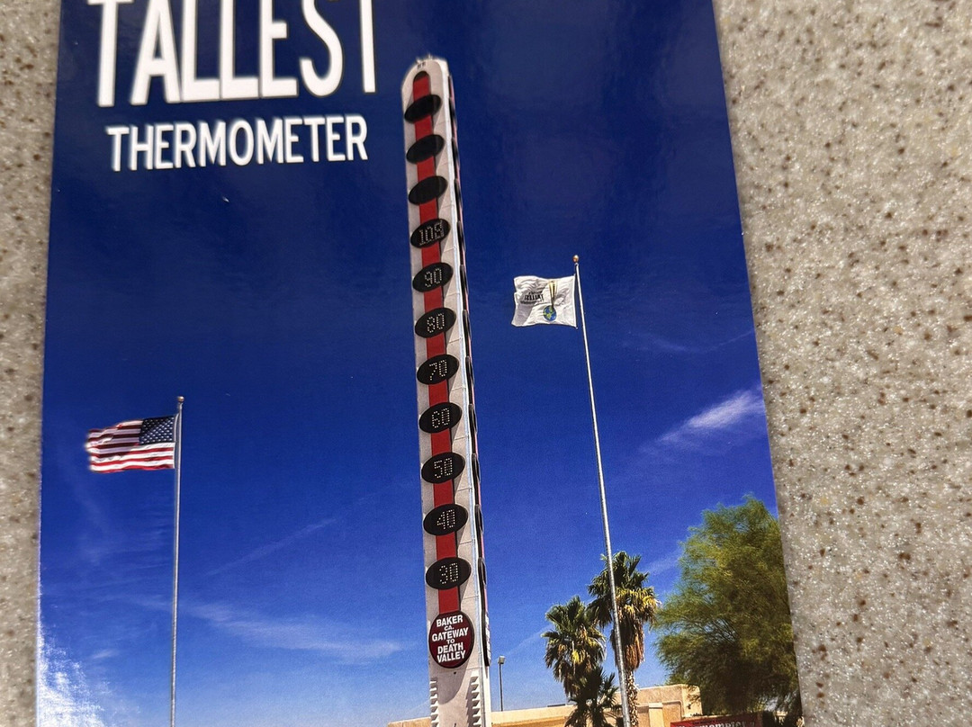 World's Tallest Thermometer-Baker必去景点