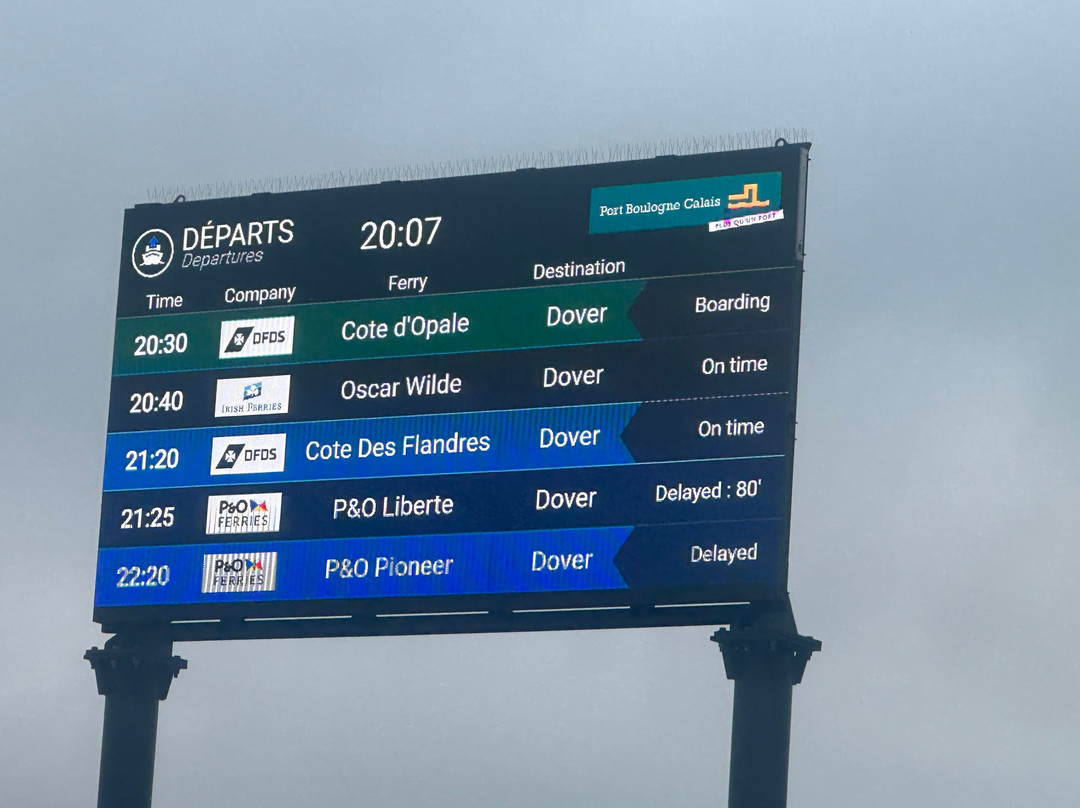P&o Ferries Dover - Calais-加莱必去景点