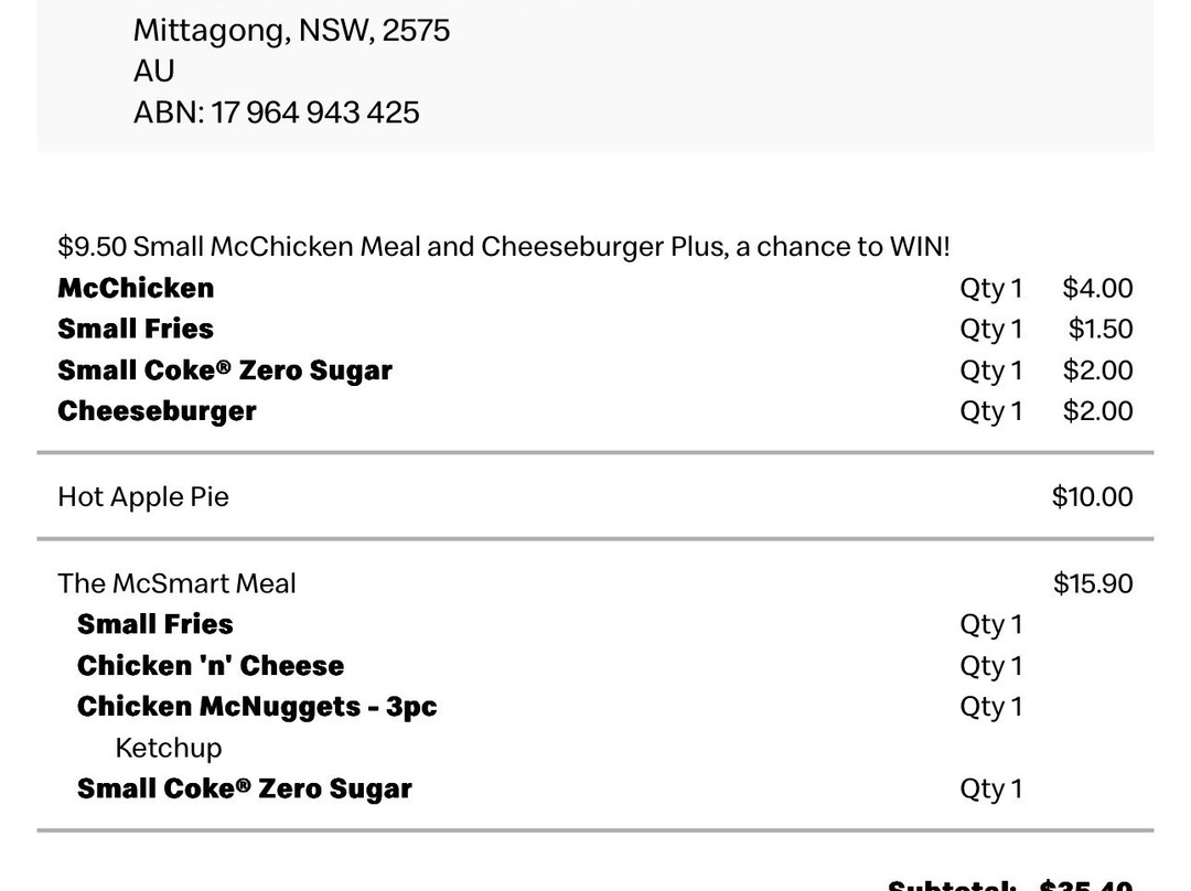 McDonald's Mittagong