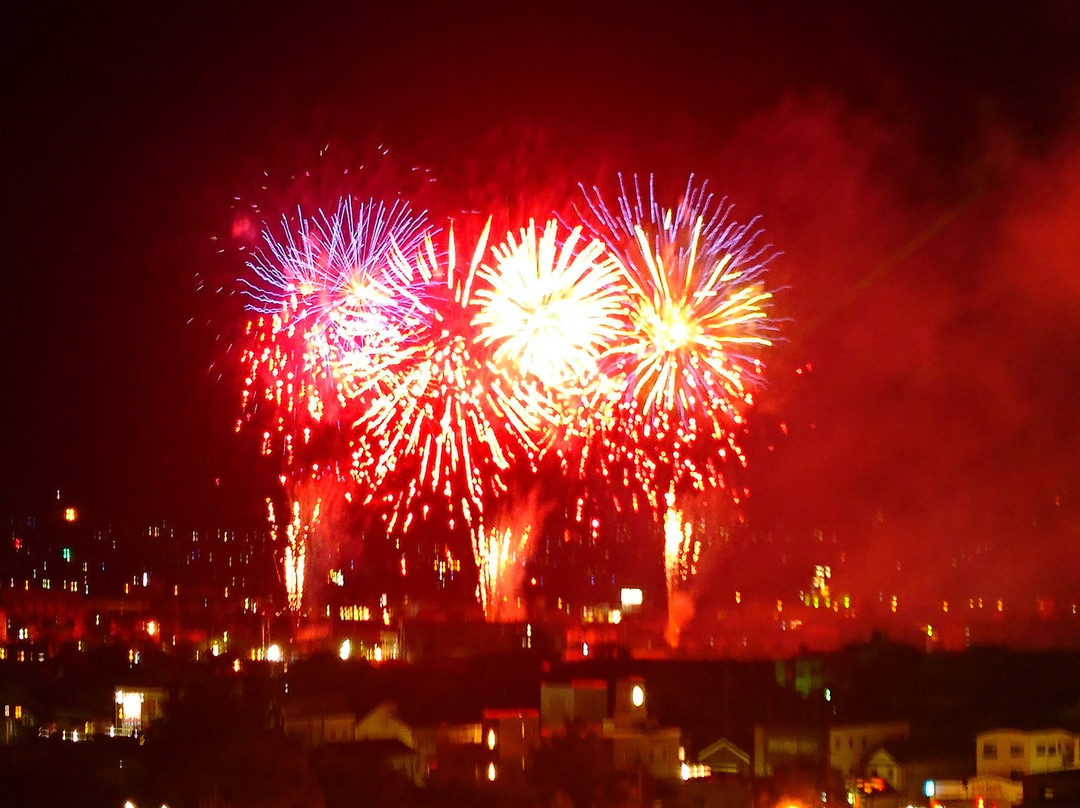 Isawa Onsen Fireworks景点图片