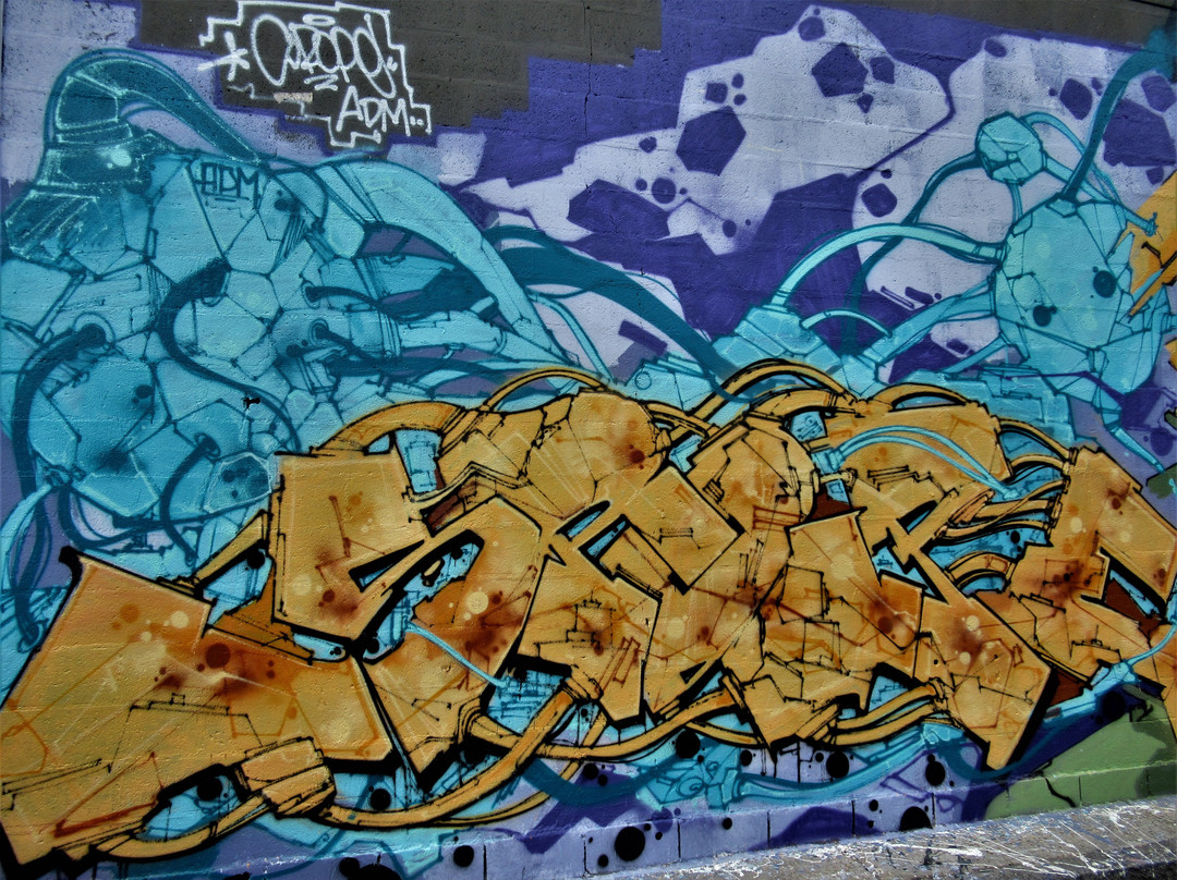Fresque "Station spaciale"-欧贝维利耶必去景点