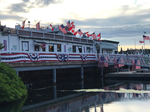 Roche Harbor Colors Ceremony-Roche Harbor必去景点